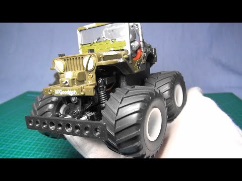 1/32 コミカルミニ四駆 ワイルド・ウイリスJr. 改良 ラジコンRC