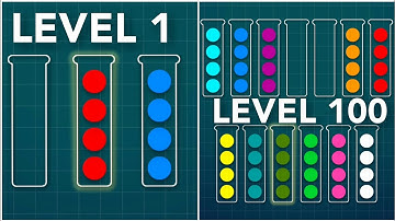Ball Sort Puzzle Level 1 - 100 | Complete Level