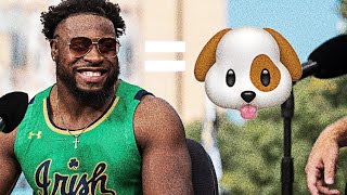 Audric Estimé is an absolute DAWG | Notre Dame Football