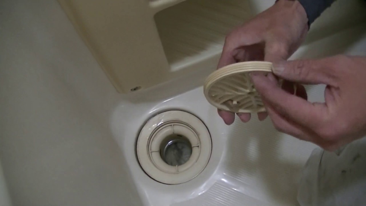お掃除 お風呂場の排水口 排水トラップ のおそうじ Youtube