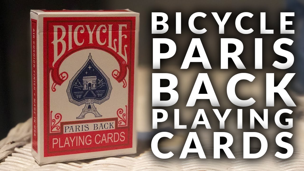 Deck Review Bicycle Paris Back Red Edition Playing Cards [HD4K