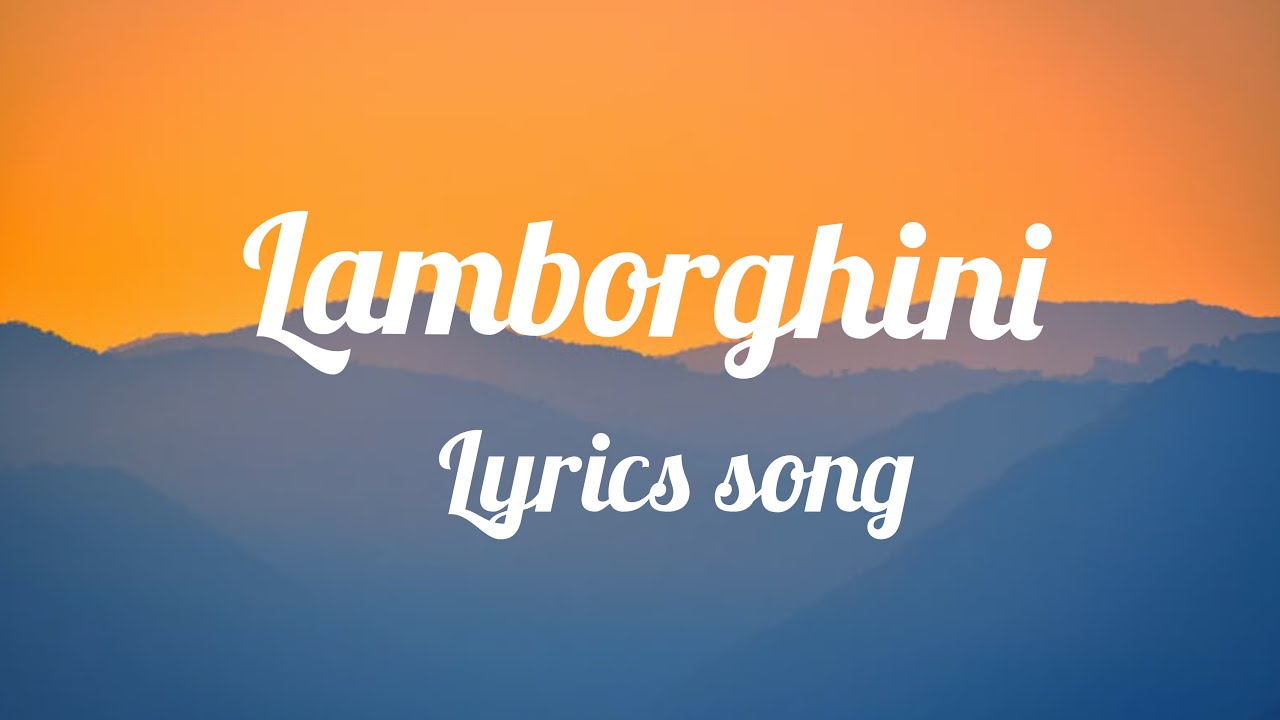Lamborghini Lyrical song  The Doorbeen Feat Ragini 