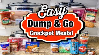 6 Cheap & Fancy Crockpot Dinners! | The EASIEST DUMP & GO Tasty Slow Cooker Recipes! | Julia Pacheco