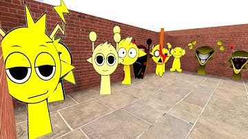 All Simon Phases Battle INCREDIBOX SPRUNKI Survival in Labyrinth | Gmod