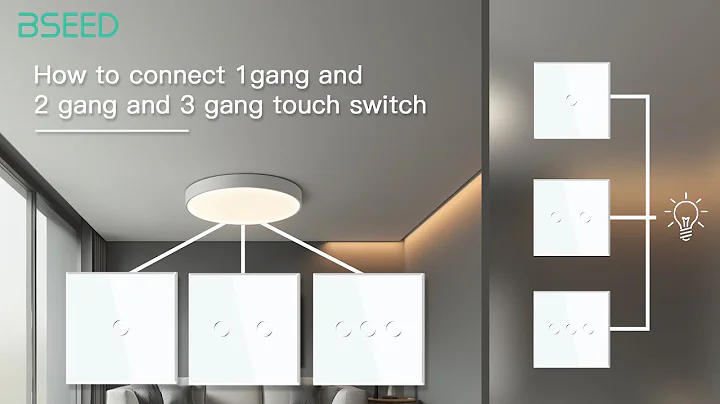 How to connect 1gang and 2gang and 3gang touch switch to control a same bulb?