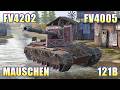 FV4005 MAUSCHEN FV4202 121B World of Tanks Blitz Replays FV4005 MAUSCHEN FV4202 121B World of Tanks Blitz Replays