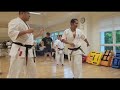 Ashihara karate details on positioning for kihon no kata ichi