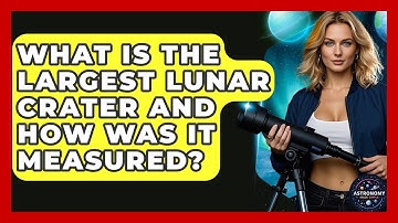 What Is The Largest Lunar Crater And How Was It Measured? - Astronomy Made Simple