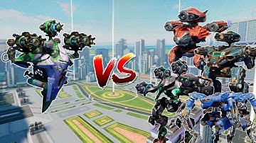 WR🔥 New Robot Samjok VS All Meta Robots Comparison |WAR ROBOTS|