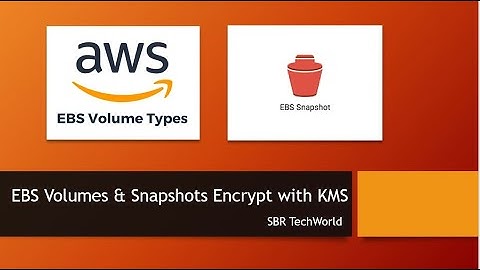 Session 8 - AWS EBS volumes attach EC2,taking Snapshot ,create EBS volume from snapshots ,KMS keys