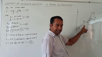 Concept of Angular Momentum in Polar Co-Ordinates