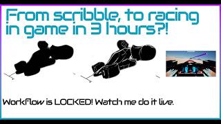 Dev Log 9 | From black blotches to an in engine new race ship pt 3