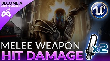 Melee Weapon Damage - #23 Creating A Role Playing Game With Unreal Engine 4