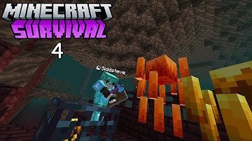 Exploring a Nether Fortress| Minecraft Survival Series | Ep: 4