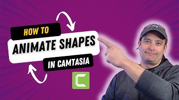 How to Add Animated Shapes in Camtasia 2021