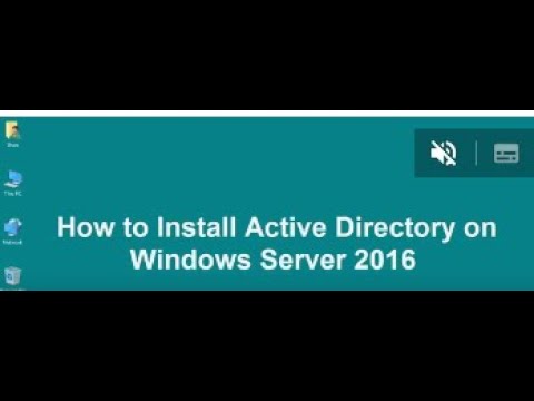 How to setup Active Directory With DNS In Windows Server 2016 #activedirectory #dns #network #server