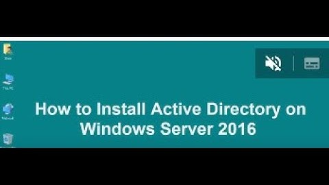 How to setup Active Directory With DNS In Windows Server 2016 #activedirectory #dns #network #server