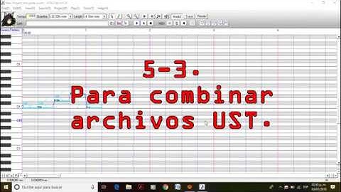 Tutorial UTAU Español 5-3 ¡Para combinar archivos UST! (Verdadera definición de "Append" en UTAU)