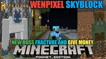 WENPIXEL SKYBLOCK NEW BOSS AND MONEY TRICK #wenpixel #craftersmc #satnetwork #hypixel #moneytips
