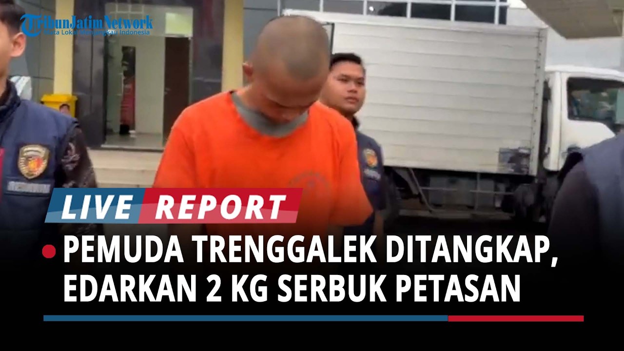 Pemuda Trenggalek Ditangkap Polres Gresik, Edarkan 2 kg serbuk petasan di Menganti via Medsos