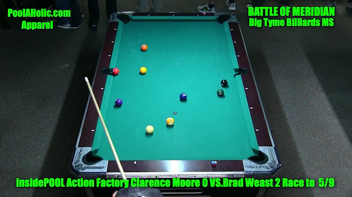 The Battle Of Meridian 9 Ball  Clarence Jones Vs B...