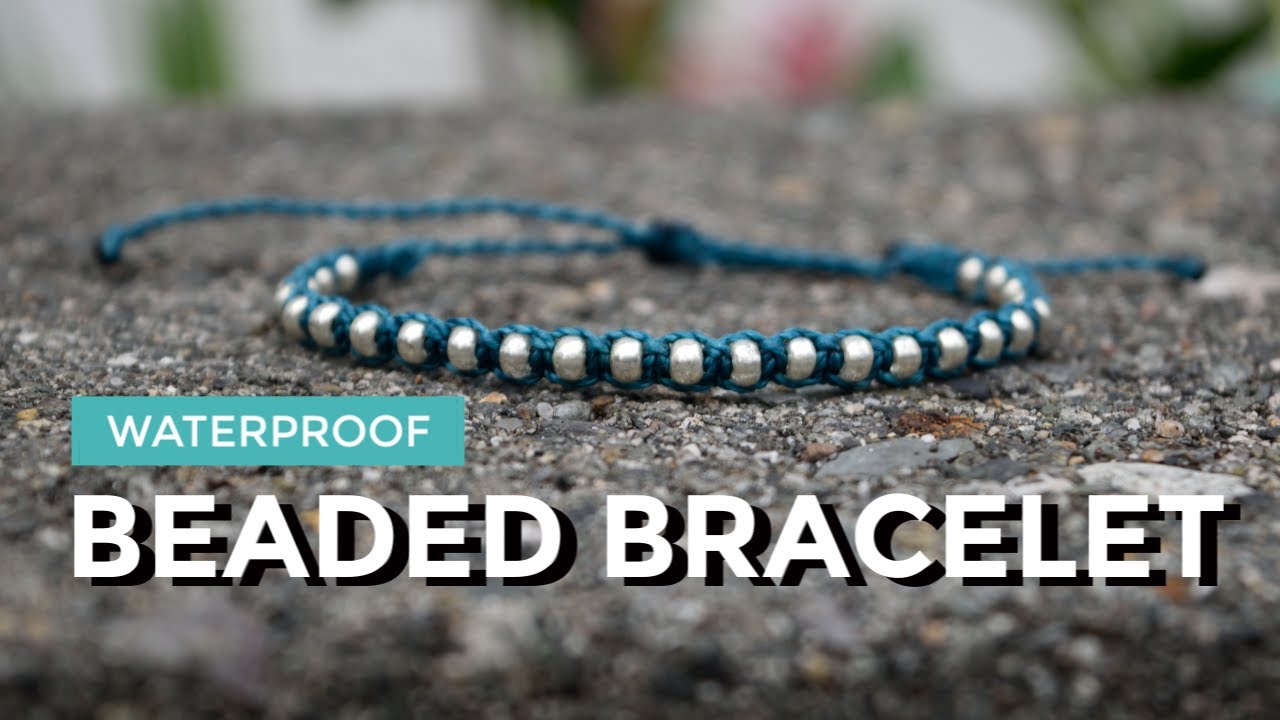 Pura Vida Inspired Solid Color Beaded Bracelet Wax String Adjustable Gift Ideas Waterproof