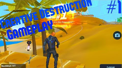 Creative Destruction Gameplay #1 - 10 Kill Solo Win