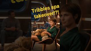 TRIBBLE SPA TAKEOVER?! 😳 Starfleet Can’t Escape This… #shorts #startrek #aivideo