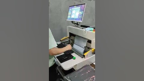 Tabletop Continuous Roll Bagging Machine for Express package Auto Express sheet printing labeler