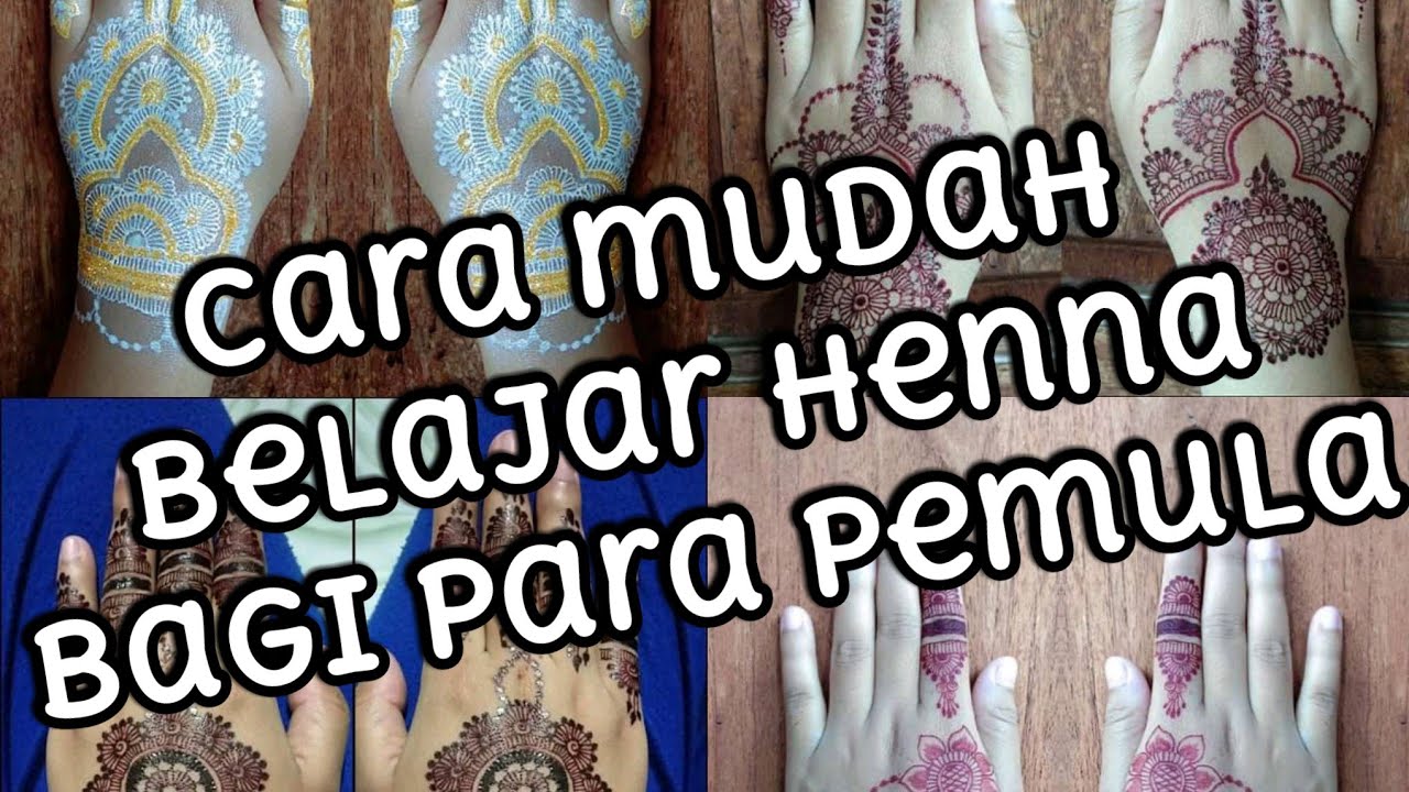 Belajar Henna  Bersama Desain Henna  Pemula YouTube