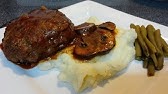 Recipe for Southern Comfort Food - Salisbury Steak with Gravy, Using Ground Round - YouTube