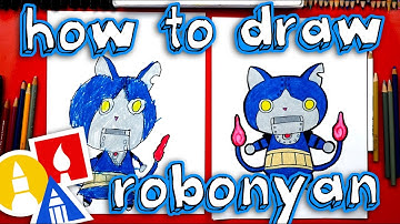 How To Draw Robonyan From Yo-kai Watch