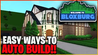 INSANELY EASY Ways you can Easily AUTO-BUILD in Bloxburg (EASY METHOD)🙀🙀
