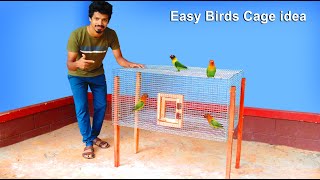 How To Make Simple Birds Cage Using iron Net | Easy Way to Make birds Cage at Home by Craft Village 2,603 views 3 months ago 11 minutes, 21 seconds