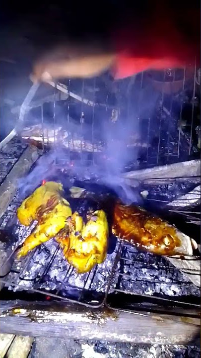 BAKAR AYAM DAN IKAN DI MALAM HARI, ENAKNYA MANTUL #shorts #ikan #bakar #ikanbakar #video