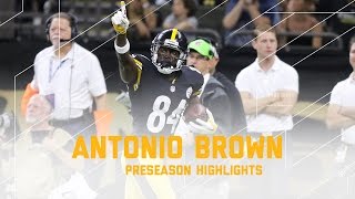 Full Antonio Brown Highlights | Steelers vs. Saints | NFL Guide