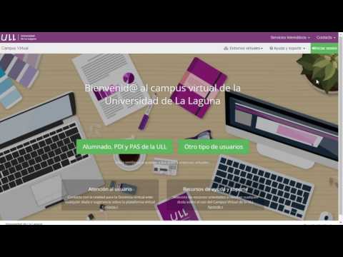 Curso Competencia Digital - Campus Virtual ULL - Acceso al Campus Virtual
