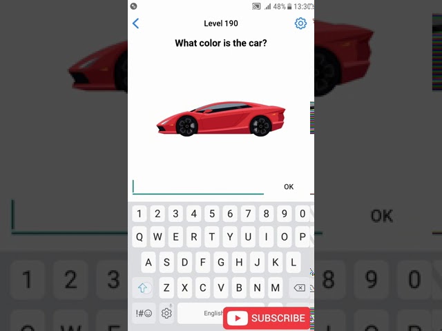 Easy Game - Brain Test - Level 190 What Color Is The Car Walkthrough