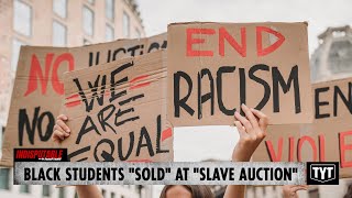 Black Students Sold at Mock Slave Auction