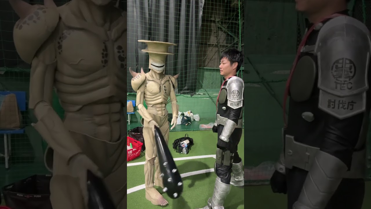 怪獣9号vs日比野カフカ #怪獣8号
