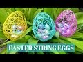 Easter Crafts - DIY Easter String Eggs