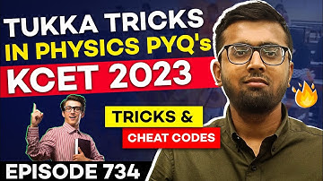 KCET 2023: Tukka Tricks In Physics PYQs | Tricks & Cheat Codes #734 #kcet2023 #tukkatricks #physics
