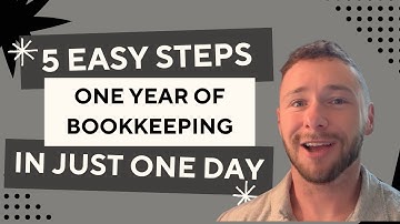 Catch Up on a Year of Bookkeeping in 1 Day (Using Wave!) | 5 Easy Steps