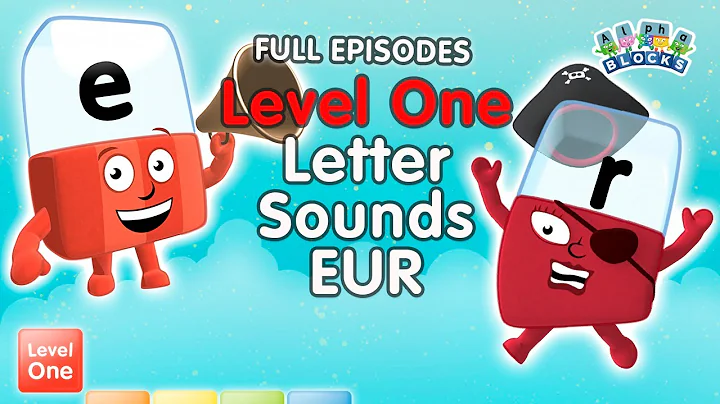#Stayathome - Alphablocks Level One | FULL EPISODES | Letter Sounds - EUR | #HomeSchooling