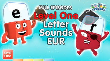#Stayathome - Alphablocks Level One | FULL EPISODES | Letter Sounds - EUR | #HomeSchooling