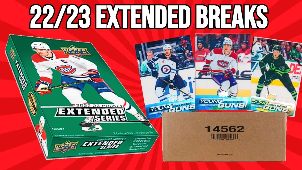 ACETATE HUNTING !! 202223 Upper Deck Extended Series Hockey CASE