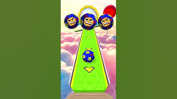 Reverse ◀️ Portal Speedrun in Going Balls – Too Fast to Handle! ⏱️🏀 #shorts #gaming