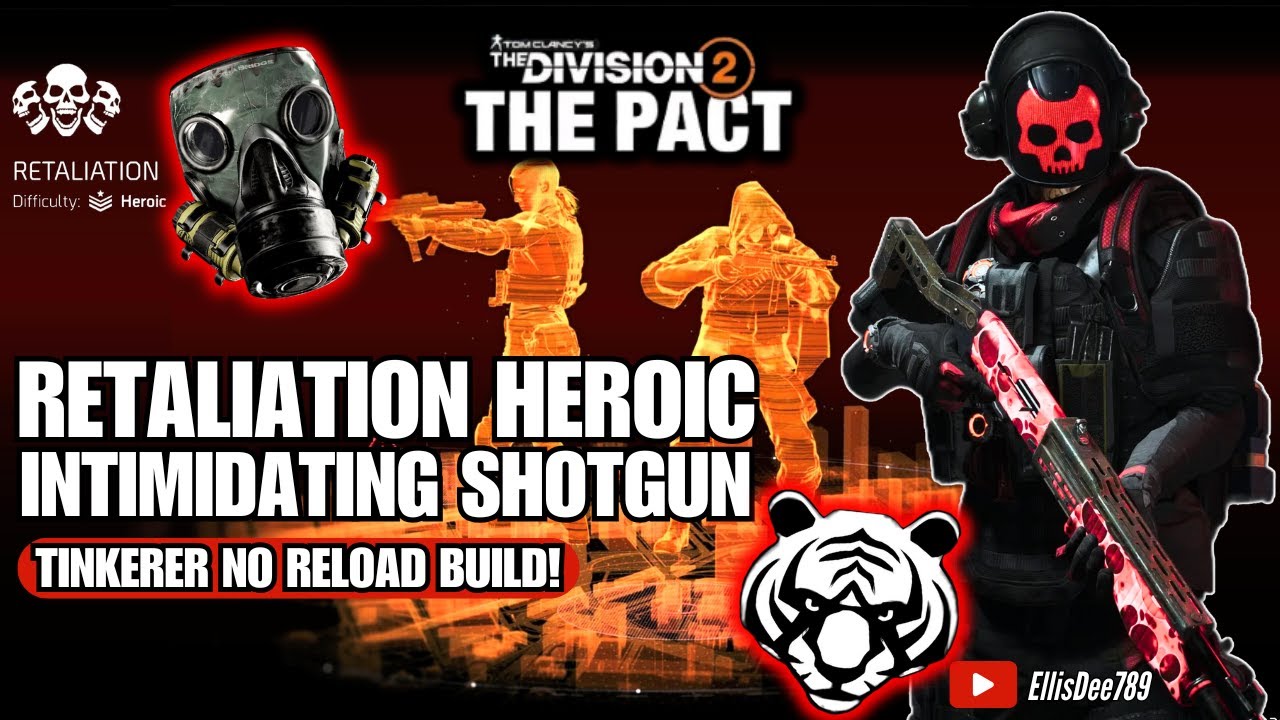 RETALIATION HEROIC | INTIMIDATING Shotgun Tinkerer Build - The Division 2