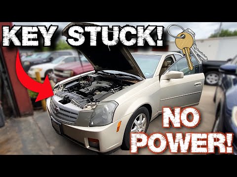 CADILLAC CTS KEY STUCK IN IGNITION BLOWN FUSE DIAGNOSIS & FIX