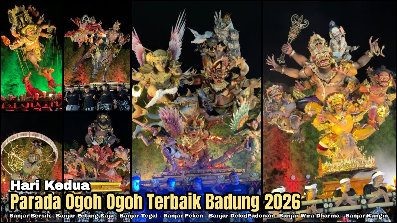 Spektakuler !! Full Parada 7 Ogoh Ogoh Terbaik Badung 2026 